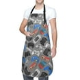 thumbnail image 1 of Kdxio Video Game Apron with Pockets Adjustable Kitchen Aprons for Men Women Waterproof Aprons for Cooking,Drawing,Crafting, Baking Household Cleaning, 1 of 8