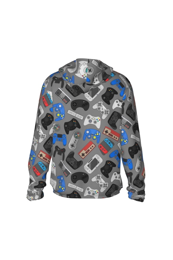 Video Game Print Women Men Sun Protection UPF 50+ Jackets Zip Up Long Sleeve Hoodie Hiking Lightweight with Pockets