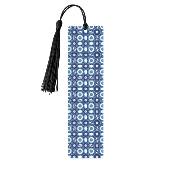 Kdxio Vintage Blue Print Metal Tassel Bookmarks,Perfect Gift for Art Lovers and Bookworms Metal Bookmarks for Women