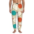 thumbnail image 1 of Kdxio Vintage Bowling Pattern Joggers,Sweatpants for Men with Pockets-Large, 1 of 5