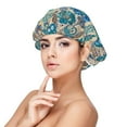 thumbnail image 1 of Kdxio Vintage Floral Butterflies Pattern Satin Bonnet Silk Bonnet Hair Bonnet for Sleeping Hair Bonnets for Women Curly Natural Hair, 1 of 6