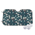 thumbnail image 1 of Kdxio Vintage Floral Print Windshield Sun Shade,UV Rays and Sun Heat Protection,Sunshade for Car Windshield,Car Shade Front Windshield - Medium, 1 of 6