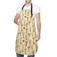 thumbnail image 1 of Kdxio Vintage Keys Apron with Pockets Adjustable Kitchen Aprons for Men Women Waterproof Aprons for Cooking,Drawing,Crafting, Baking Household Cleaning, 1 of 5