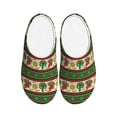 thumbnail image 1 of Kdxio Vintage Mexican Women's Men's Slippers Plush Slip-On House Slipper for Winter Indoor Soft Cushion Non-slip Fluffy Slides Slippers-46/47, 1 of 7