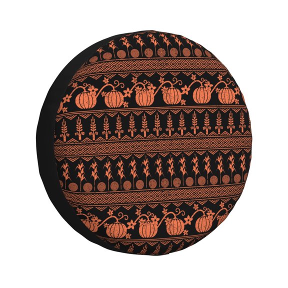 Kdxio Vintage Pumpkin Pattern for Tire Cover Wheel Protectors Tyre Covers Weatherproof Wheel Covers Universal Fit for Trailer Rv SUV Truck Camper Travel Trailers