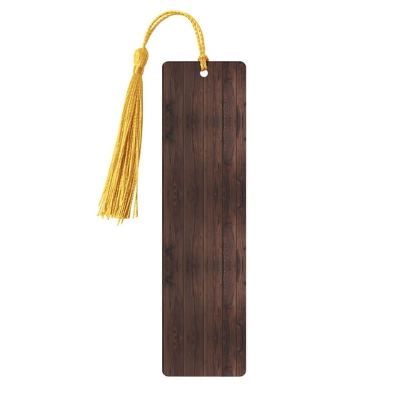 Kdxio Vintage Wood Print Metal Tassel Bookmarks,Perfect Gift for Art Lovers and Bookworms Metal Bookmarks for Women