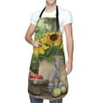 thumbnail image 1 of Kdxio Vintage Wooden Bucket Apron with Pockets Adjustable Kitchen Aprons for Men Women Waterproof Aprons for Cooking,Drawing,Crafting, Baking Household Cleaning, 1 of 8