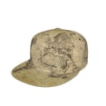 thumbnail image 1 of Kdxio Vintage World Map Print Snapback Hat for Men Women,Adjustable Baseball Cap, 1 of 7