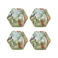 thumbnail image 1 of Kdxio Watercolor African Animals Wildlife Funny Coasters,4 Pcs Leather Coasters,Housewarming Gifts,Protect Furniture from Water Marks Scratch and Damage, 1 of 6
