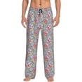 thumbnail image 1 of Kdxio Watercolor Butterflies Print Men's Sleep Pajama Pant Lounge Pants with Pockets-XX-Large, 1 of 6