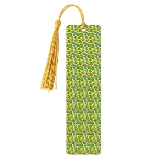 Kdxio Watercolor Kiwi Fruits Summer Print Metal Tassel Bookmarks,Perfect Gift for Art Lovers and Bookworms Metal Bookmarks for Women