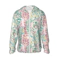 thumbnail image 1 of Kdxio Watercolor Tiger Print Women Men Sun Protection UPF 50+ Jackets Zip Up Long Sleeve Hoodie Hiking Lightweight with Pockets, 1 of 8