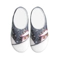 thumbnail image 1 of Kdxio Watercolor Winter Landscape For Christmas Women's Men's Slippers Plush Slip-On House Slipper for Winter Indoor Soft Cushion Non-slip Fluffy Slides Slippers-46/47, 1 of 7