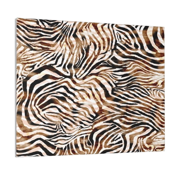 Kdxio Watercolor Zebra Pattern Canvas Wall Art for Living Room Wall Decor for Bedroom Bathroom Modern Framed Canvas Art Prints Ready to Hang,Horizontal