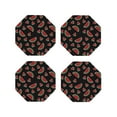 thumbnail image 1 of Kdxio Watermelon Funny Coasters,4 Pcs Leather Coasters,Housewarming Gifts,Protect Furniture from Water Marks Scratch and Damage, 1 of 8