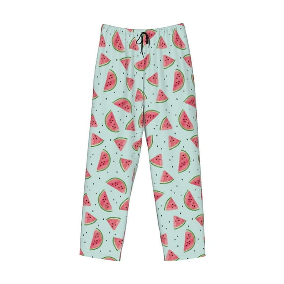 Kdxio Watermelon Print Men's Sleep Pajama Pant Lounge Pants with Pockets
