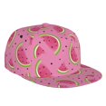 thumbnail image 1 of Kdxio Watermelon Print Snapback Hat for Men Women,Adjustable Baseball Cap, 1 of 7