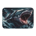 thumbnail image 1 of Kdxio Wave Chain Shark,16" x 24", Non-Slip Front Door Mats,Outdoor Welcome Mat Washable, 1 of 9
