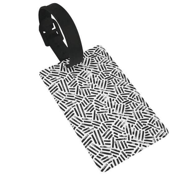 Kdxio Weave Geometric Luggage Tags Privacy Cover ID Label Suitcase Tags Identifiers For School Bags,Suitcases