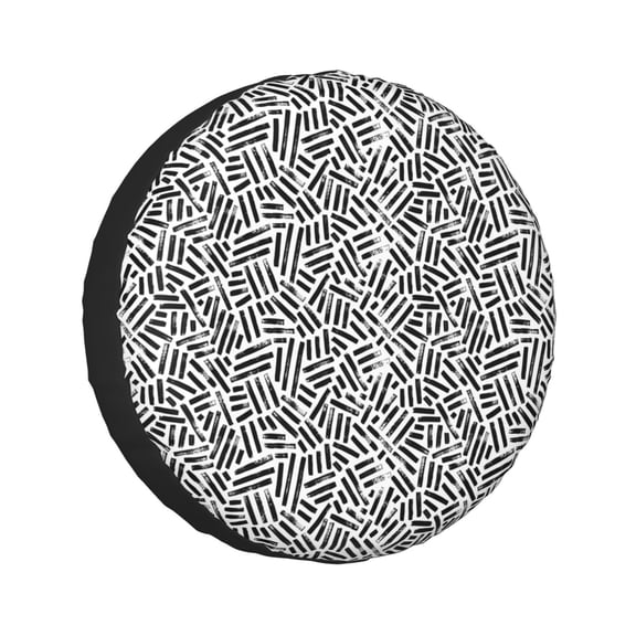 Kdxio Weave Geometric for Tire Cover Wheel Protectors Tyre Covers Weatherproof Wheel Covers Universal Fit for Trailer Rv SUV Truck Camper Travel Trailers 14 inch