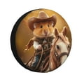 Kdxio Western Cowboy Guinea Pig for Tire Cover Wheel Protectors Tyre