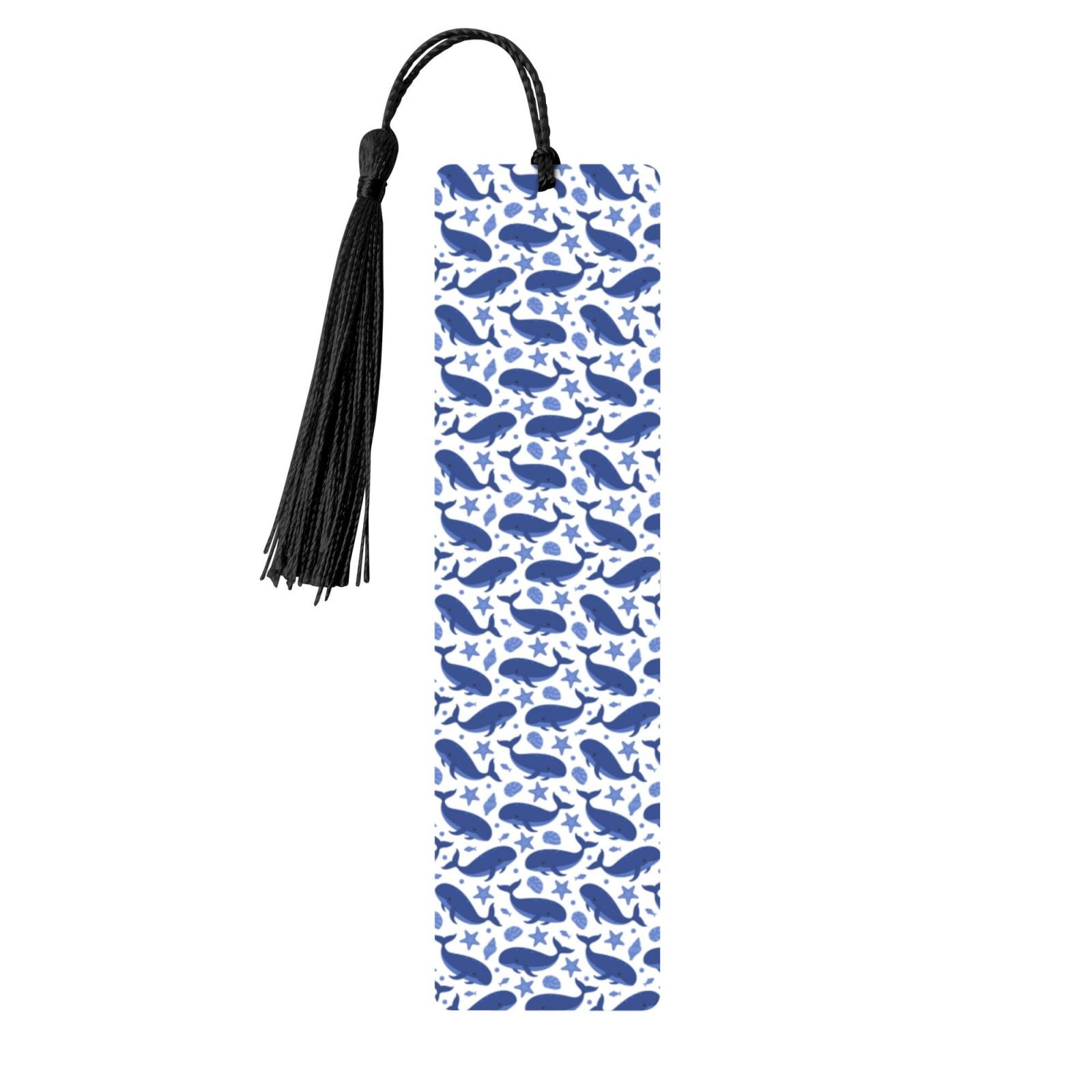 Kdxio Whale Print Metal Tassel Bookmarks,Perfect Gift for Art Lovers