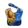 thumbnail image 1 of Kdxio Whimsical Sunflowers Night Sky Bibs For Babies, Baby Bibs for Eating, Toddler Bibs, Waterproof Bibs, Feeding Bibs, for Toddlers, Boys, Girls, 1 of 8