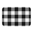 thumbnail image 1 of Kdxio White And Black Plaid,16" x 24", Non-Slip Front Door Mats,Outdoor Welcome Mat Washable, 1 of 9