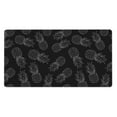 thumbnail image 1 of Kdxio White Pineapples Print Large Gaming Mouse Pad,Non-Slip Base,Water Resist Keyboard Pad for Gamer,Office & Home,29.5 x 15.8 in, 1 of 9