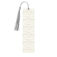 thumbnail image 1 of Kdxio White Rabbit Print Metal Tassel Bookmarks,Perfect Gift for Art Lovers and Bookworms Metal Bookmarks for Women, 1 of 8