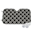 thumbnail image 1 of Kdxio White Sunflowers Print Windshield Sun Shade,UV Rays and Sun Heat Protection,Sunshade for Car Windshield,Car Shade Front Windshield - Medium, 1 of 6