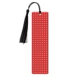 thumbnail image 1 of Kdxio White and Green Polka Dot Print Metal Tassel Bookmarks,Perfect Gift for Art Lovers and Bookworms Metal Bookmarks for Women, 1 of 8