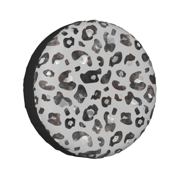 Kdxio Wild Animal Leopard Print Pattern for Tire Cover Wheel Protectors Tyre Covers Weatherproof Wheel Covers Universal Fit for Trailer Rv SUV Truck Camper Travel Trailers 14 inch