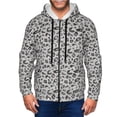 thumbnail image 1 of Kdxio Wild Animal Leopard Print Print Men Hoodies Casual Hoodies for Men with Zip Pockets Full Zip Long Sleeve Sweatshirt Sports Hooded Jacket-Medium, 1 of 5