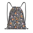 thumbnail image 1 of Kdxio Wildflowers Print Drawstring Backpack Bag,Waterproof Draw String Back Sack, Gym Drawstring Bags Swim Bag For Unisex, 1 of 9