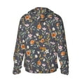 thumbnail image 1 of Kdxio Wildflowers Print Women Men Sun Protection UPF 50+ Jackets Zip Up Long Sleeve Hoodie Hiking Lightweight with Pockets, 1 of 7