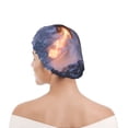 thumbnail image 1 of Kdxio Winter Fire Dragon Print Shower Cap for Women,Elastic and Reusable,Double Waterproof Layers Bathing Hat, 1 of 6