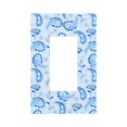 thumbnail image 1 of Kdxio Winter Paisley Pattern Decorator Light Switch or Receptacle Outlet Wall Plate Decorator Wall Plate Child Safe Outlet Cover-Style U, 1 of 6