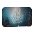 thumbnail image 1 of Kdxio Winter Rabbit,16" x 24", Non-Slip Front Door Mats,Outdoor Welcome Mat Washable, 1 of 9