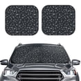 thumbnail image 1 of Kdxio Wireless Antenna Icon Print 2-Piece Sun Shade Front Windshield - Foldable Car Front Window Sunshades for Most Sedans SUV Truck, 1 of 6