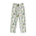 thumbnail image 1 of Kdxio Wisteria Flower Print Men's Sleep Pajama Pant Lounge Pants with Pockets, 1 of 8