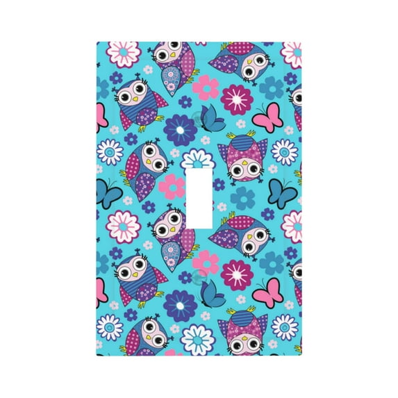 Kdxio Wls And Flowers Decorator Light Switch or Receptacle Outlet Wall Plate Decorator Wall Plate Child Safe Outlet Cover-Style T