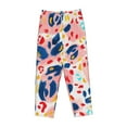 thumbnail image 1 of Kdxio Women's Comfy Stretch Abstract Leopard PrintPrint Drawstring Pajama Pants-Small, 1 of 9
