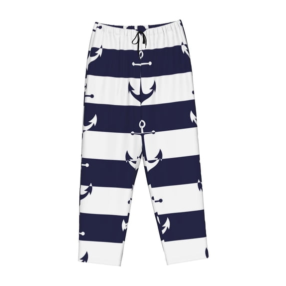 Kdxio Women's Comfy Stretch AnchorsPrint Drawstring Pajama Pants-X-Large