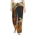 thumbnail image 1 of Kdxio Women's Comfy Stretch Astronaut Exploring Mars Print Drawstring Pajama Pants-Large, 1 of 5