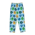 thumbnail image 1 of Kdxio Women's Comfy Stretch Cartoon MonsterPrint Drawstring Pajama Pants-Medium, 1 of 9
