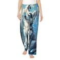 thumbnail image 1 of Kdxio Women's Comfy Stretch Cloud Sunshine Puppy Print Drawstring Pajama Pants-X-Large, 1 of 5