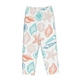 thumbnail image 1 of Kdxio Women's Comfy Stretch Colorful Seashells1Print Drawstring Pajama Pants-Large, 1 of 9