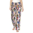 thumbnail image 1 of Kdxio Women's Comfy Stretch Colourful Horses Print Drawstring Pajama Pants-XX-Large, 1 of 5