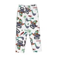 thumbnail image 1 of Kdxio Women's Comfy Stretch Dinosaur on Excavator2Print Drawstring Pajama Pants-XX-Large, 1 of 9